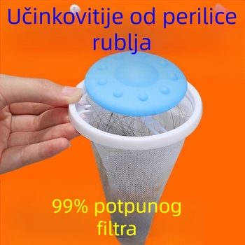 Plastična plutajuća filtar vrećica za perilicu rublja za uklanjanje dlaka i sprječavanje zapetljavanja, kuglica za pranje