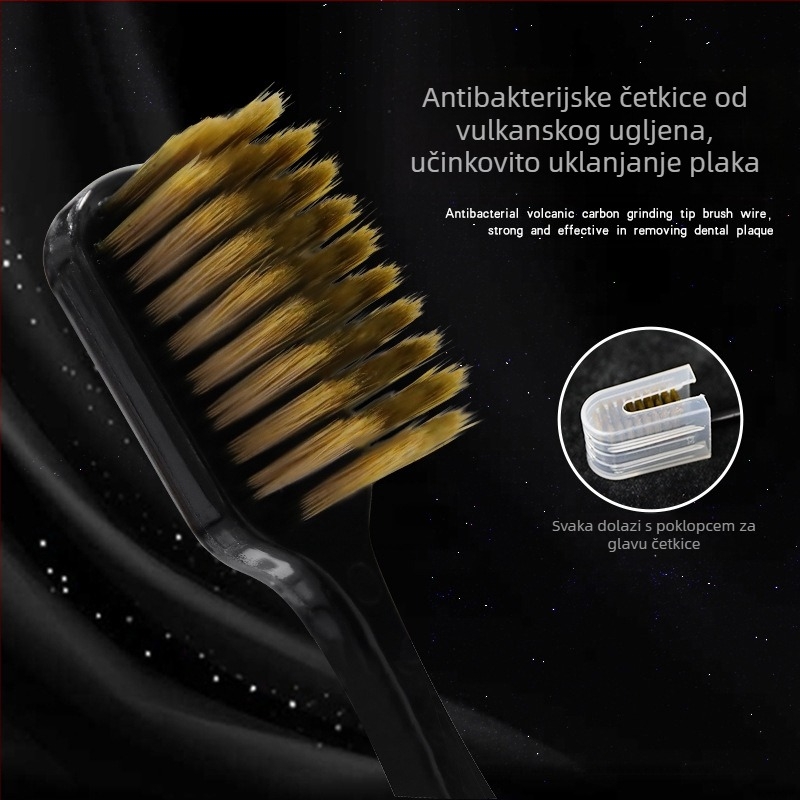 Ručna četkica za zube - Kaja, mekane vlakna, Model 668, 60 kom., kutija poklona, pojedinačno pakirano, za odrasle