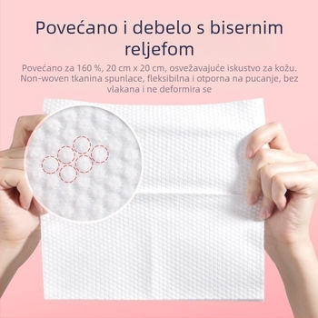 Ručnici za čišćenje lica; brend Famous beauty; materijal: 100% pamuk; proizvodni proces: Drugo.
