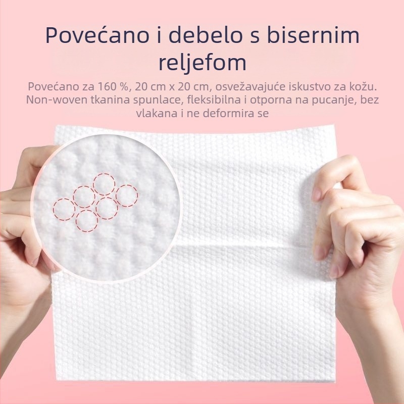 Ručnici za čišćenje lica; brend Famous beauty; materijal: 100% pamuk; proizvodni proces: Drugo.