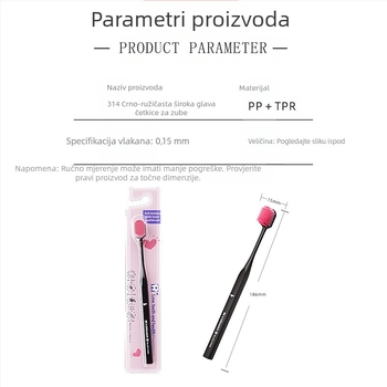 Mu Xuan ručna četkica za zube 001 za odrasle - 1 pakiranje, blister pakiranje, OEM prilagodba