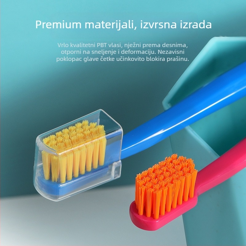 RAOYI ručna oralna četkica za odrasle s mekanim najlonskim vlaknima, 3-pakiranje, model RY6613