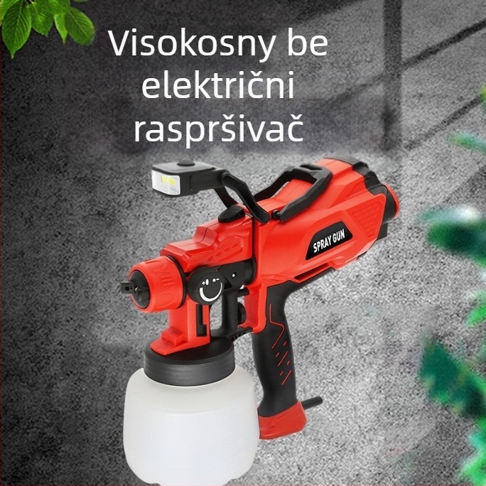 AKX Dijelni Električni Sprej Pištolj za Kućnu Upotrebu — Visokotlačna Atomizacija, Namještaj, Zidovi i Ograde