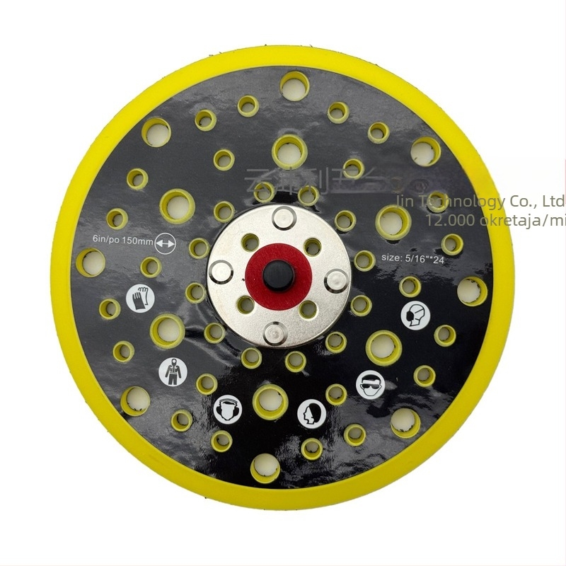 Porozni pneumatski disk za poliranje, Značka: Drugo, PU + najlon s hook‑and‑loop zatvaračem, Brusni materijal: najlon, Tvrdoća: srednja, Kompatibilan s MIRKA podlogom