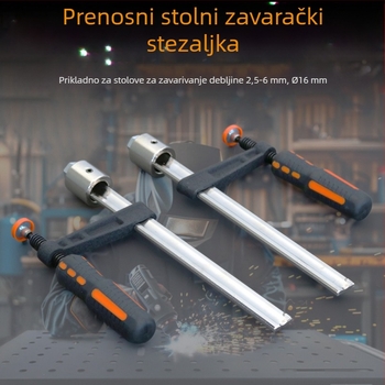 Prijenosna stolna držač za zavarivanje Puliv - A3 čelik, za zavarivače, težina 0.3-6 kg
