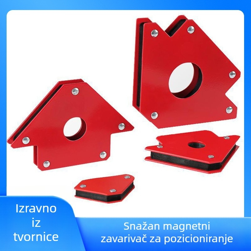 Zavarivački magnetski pozicioner s čvrstim magnetskim držanjem, magnet za pravi kut i višestrane kutne hvatalice, pomoćni stalak za zavarivanje