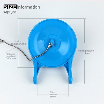 Poklop ventila za odvod vode u spremniku WC-a - PVC, marka Aojie Le, ručna instalacija, injekcijsko oblikovanje, moderni minimalistički stil