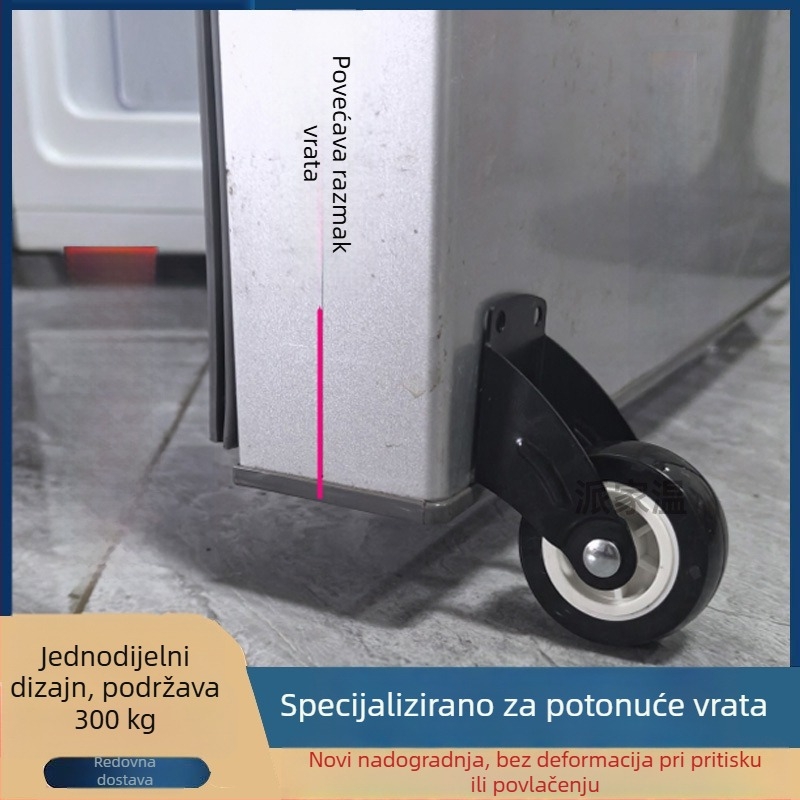 Donji kotačić vrata – wolfram čelik, otporan na habanje, protiv naginjanja (anti-sagging), za drvena i metalna vrata – Paijia Wen