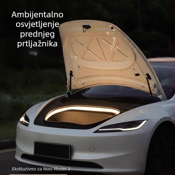Silikonsko prednje atmosfersko svjetlo za Tesla Model 3 (Obnovljeno izdanje), Svjetlo za doček, 12W, 16V
