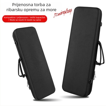 Taoyu EVA tvrda torba za ribolovnu opremu, otporna na udarce za štapove i role, prijenosna kutija za mamce, najlone i dodatke, prenosna