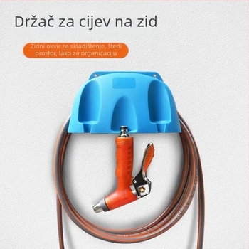 Zidni držač za vrtno crijevo, PP materijal (PP materijal; zidna montaža; držač za crijevo)