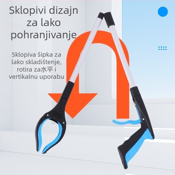 Jie Han sklopivi hvatač za smeće, aluminijska legura, mogućnost prilagodbe, pakiranje 60 komada