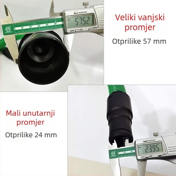 Cijev za skupljanje prašine za usisavač, plastična kućišta, marka Big Beautiful Light Speed, kompatibilan s Festo milling sustavima