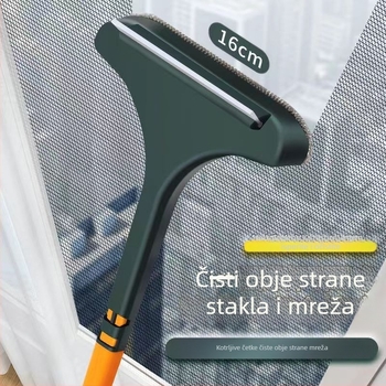 Dvostrana plastična četka za čišćenje prozora, kućna upotreba, ručni alat za čišćenje, kutija s 200 komada