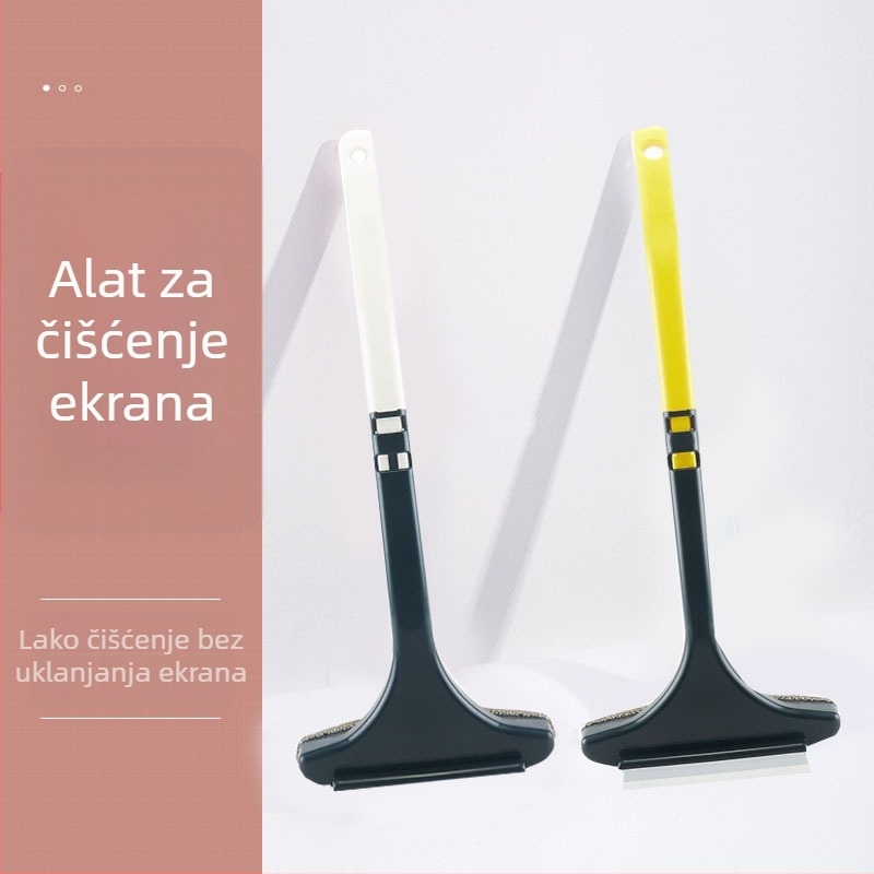 Dvostrana plastična četka za čišćenje prozora, kućna upotreba, ručni alat za čišćenje, kutija s 200 komada