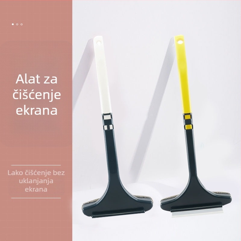 Dvostrana plastična četka za čišćenje prozora, kućna upotreba, ručni alat za čišćenje, kutija s 200 komada