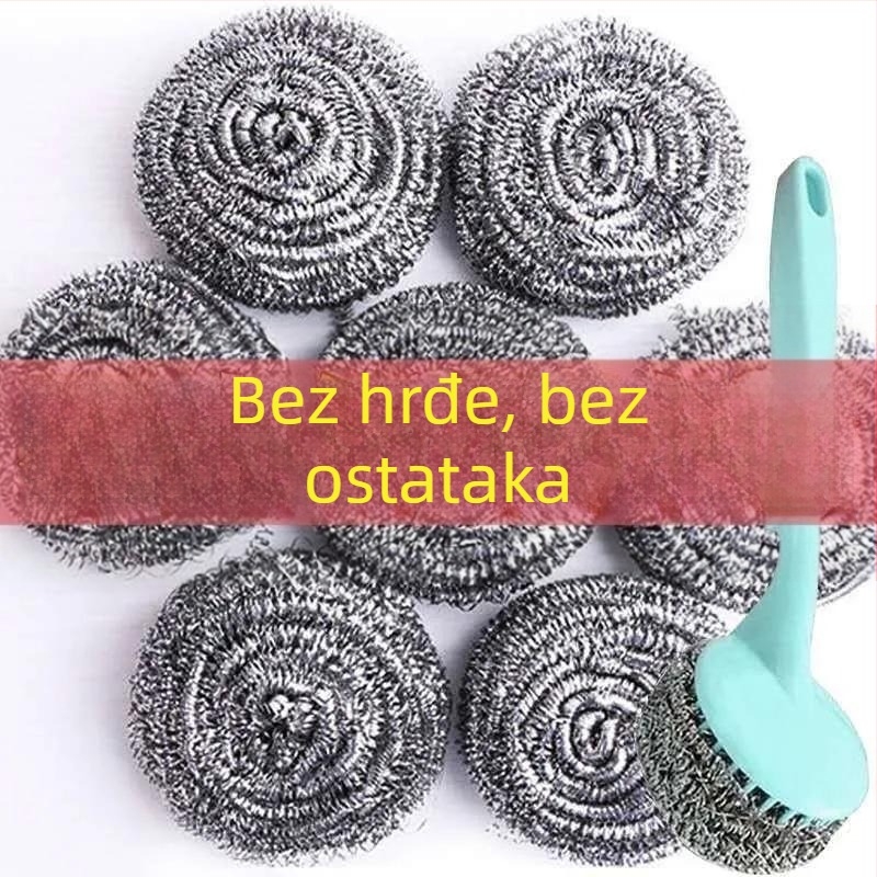 Nehrđajući čelični žičani čistač za posuđe, paket od 60 komada