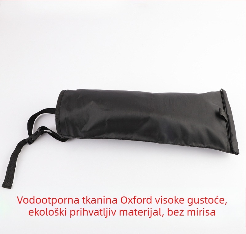 Automobilska kanta za otpad, vodootporna, sklopiva, visi s naslona stražnjeg sjedala, s ručkom, Oxford materijal