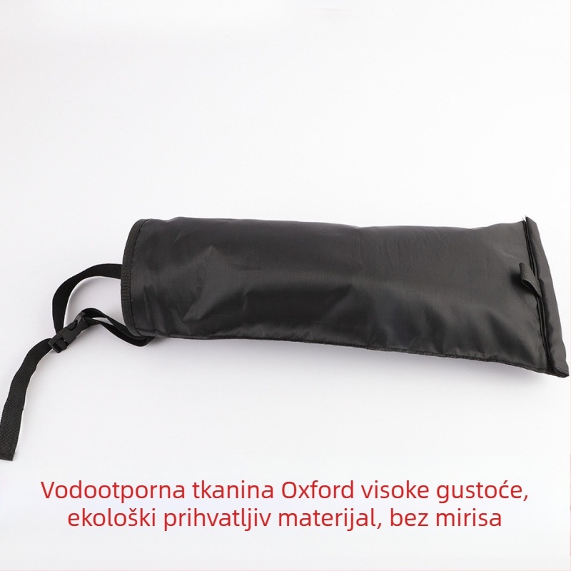 Automobilska kanta za otpad, vodootporna, sklopiva, visi s naslona stražnjeg sjedala, s ručkom, Oxford materijal