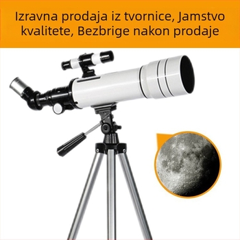 Monokularni astronomski teleskop, zum 16–200x, vidno polje 100/1000 m, model 40070 Upgrade