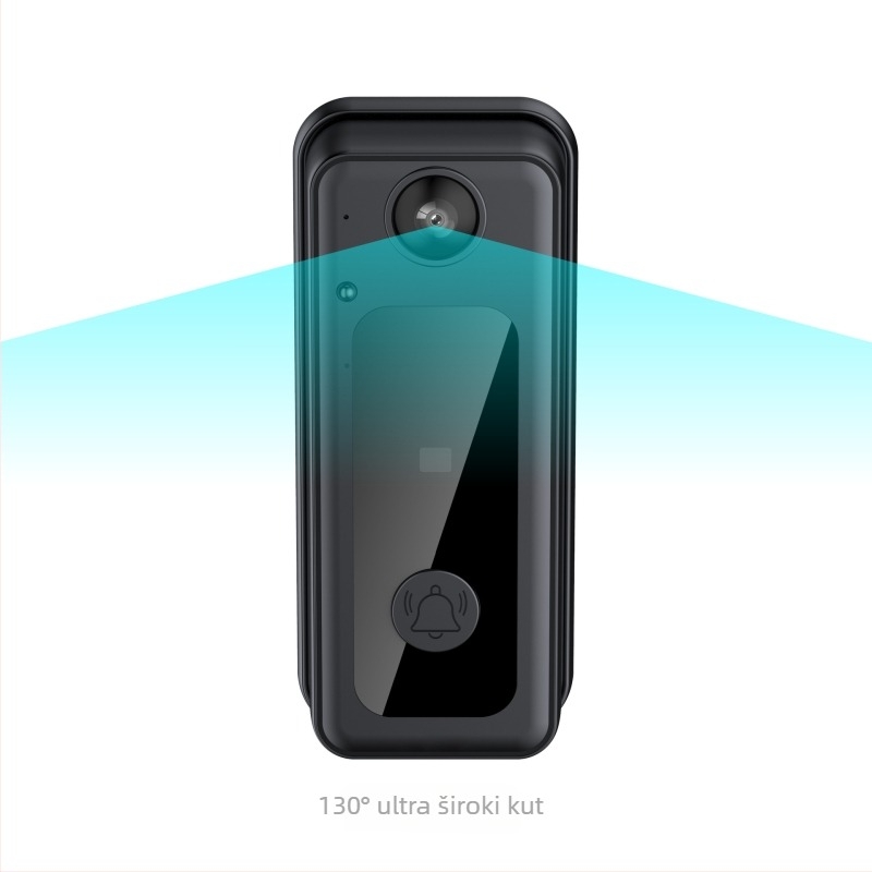 Pametni Wi‑Fi vizualni zvono za vrata s noćnim vidom, ugrađena baterija, 5V, model M3XH