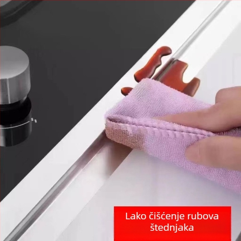 Kuhinjska traka od aluminijske folije, vodootporna i otporna na ulje, protiv plijesni, visoka privlačnost, nositelj: aluminijska folija, debljina 0,07 mm, ljepilo na bazi vode, dugotrajna toplinska otpornost 80°C, kratkotrajna 120°C