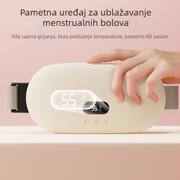Pojas za struk za ublažavanje menstrualnih bolova s USB napajanjem, grafenskim grijanjem i digitalnim zaslonom (model N04)
