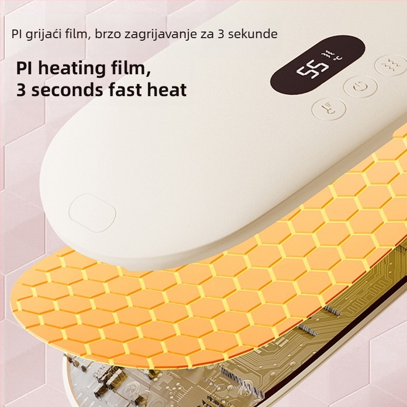 Pojas za struk za ublažavanje menstrualnih bolova s USB napajanjem, grafenskim grijanjem i digitalnim zaslonom (model N04)