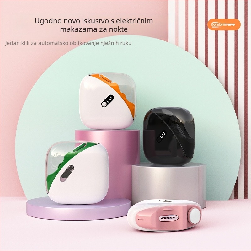 Wochuan Brusilica za nokte – plastična električna datoteka, model Nail polisher, težina 300 g, uključuje: stroj, uputstvo, kabel za prijenos podataka