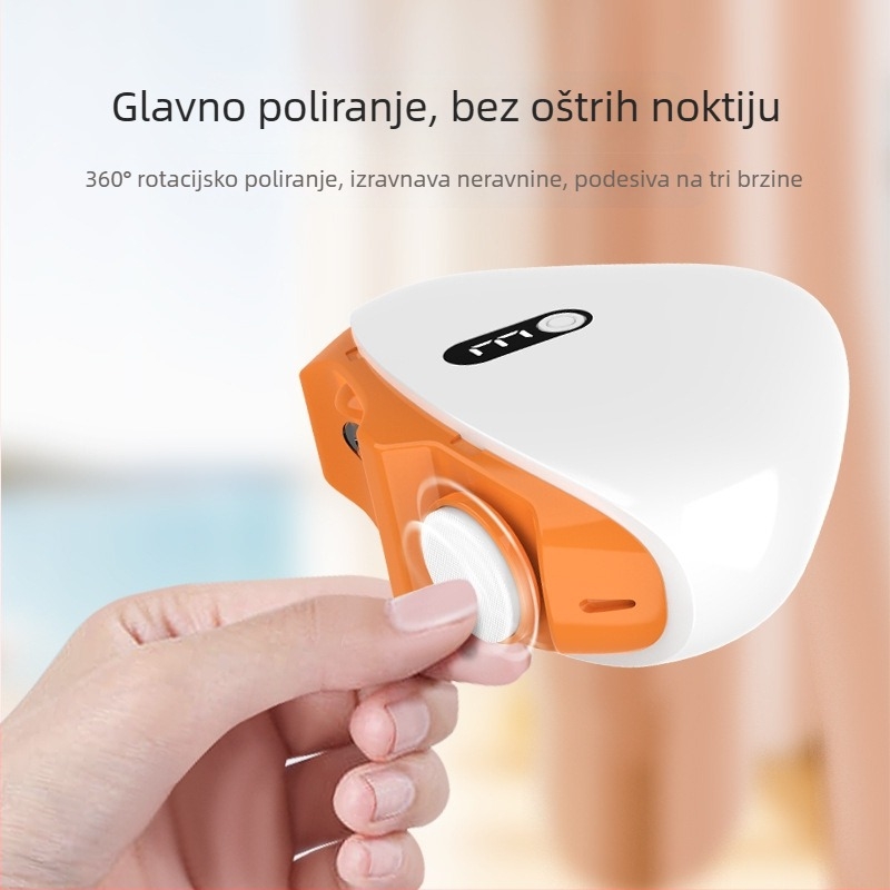 Wochuan Brusilica za nokte – plastična električna datoteka, model Nail polisher, težina 300 g, uključuje: stroj, uputstvo, kabel za prijenos podataka