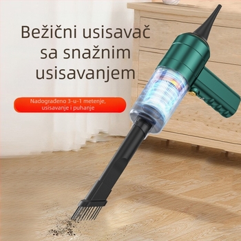 Bežični ručni usisavač za automobil, snažan, punjiv, mokro i suho čišćenje