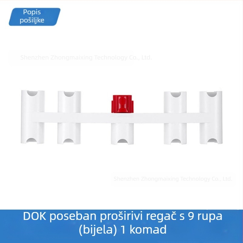 Držač za pohranu usisavača Dyson V7/V8/V10/V11 — proširenje regala s devet rupa, za kućnu upotrebu, pokriva 51-100 m²