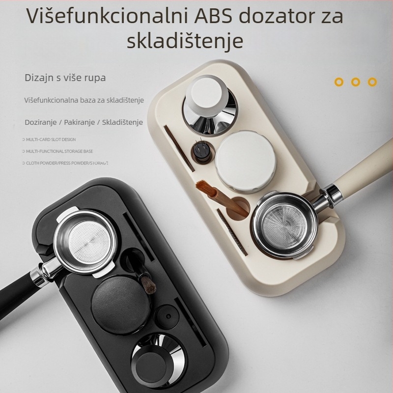 ABS držač za kavnu presu – višenamjenska bar radna ploha s dvostrukim odjeljcima za pohranu i držačem kartica