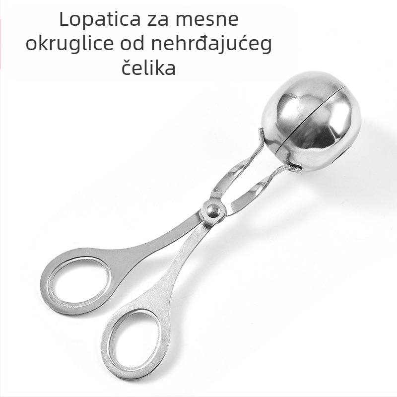 Alat za oblikovanje mesnih kuglica od 304 nehrđajućeg čelika, za pržene riblje kuglice