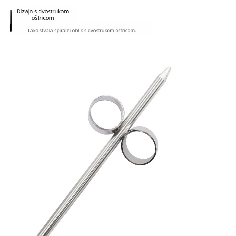 Chef Ji Qixiu Nehrđajući čelik + PP Višenamjenski rezač za povrće sa spiralnim valjkom i rezačem za krastavce