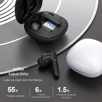 Bežične Bluetooth slušalice B11 s ANC, IPX4, Bluetooth 5.0, stereo, do 4 sati rada
