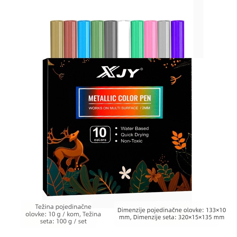 New Simple dječji akril marker – neproziran, vodootporan, mekan vrh, za DIY grafite i ručno crtanje