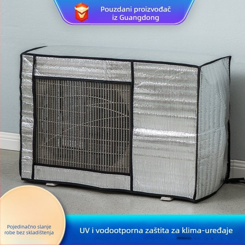 Ljetna zaštitna maska za vanjsku jedinicu klima uređaja – zaštita od prašine, kompatibilna s 2 HP Gree/Haier i 1.5 HP Midea uz aluminijsku foliju protiv kiše