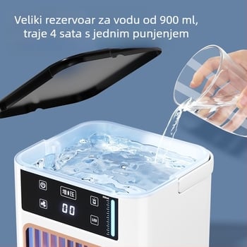USB stolni ovlaživač zraka s raspršivanjem magle, tiho radi