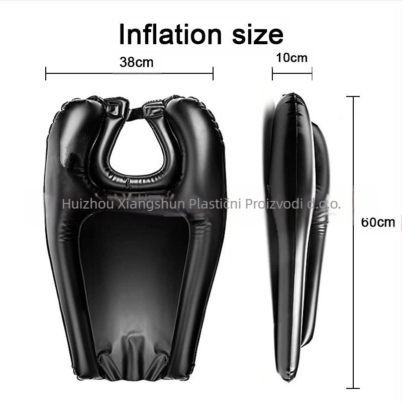 Naduvljiva jastučnica za šampon i nosiva kadica za pranje kose, PVC prenosna posuda za njegu kose, moguć ispis logotipa, prilagodba, branda Golden Dolphin