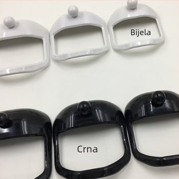 Šablone za oblikovanje brade tip goatee, plastične, skup od 5 kom