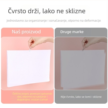 Student Assistant metalne spajalice za papir, pakirane u kutiji, 100 komada po kutiji, 2160 kutija u kartonu