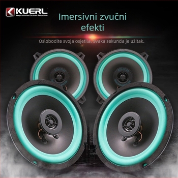 Koaksijalni auto zvučnik VO-602, 4 Ω, 80 W, 70–18 kHz, >90 dB