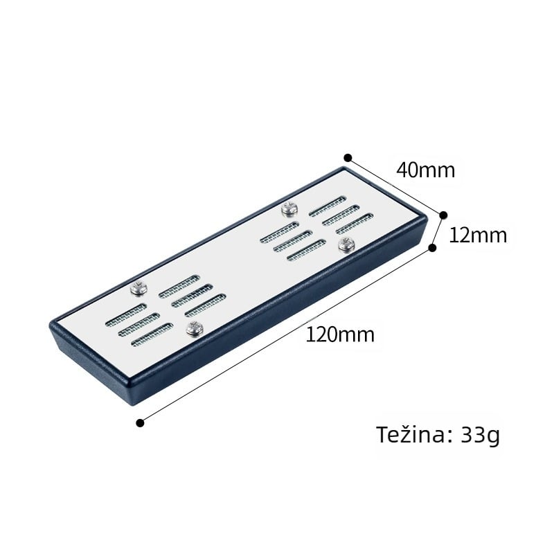 Metalni humidor za cigarete s tabletkama za ovlaživanje — minimalistički, ručno izrađeno, prilagodljivo