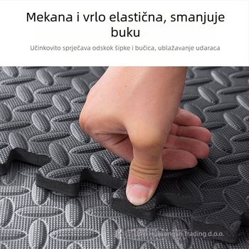 Interlock EVA pjena podna mat, protuklizna, protupotresna, debela, za kućnu teretanu i dvoranu borilačkih vještina