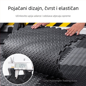 Interlock EVA pjena podna mat, protuklizna, protupotresna, debela, za kućnu teretanu i dvoranu borilačkih vještina