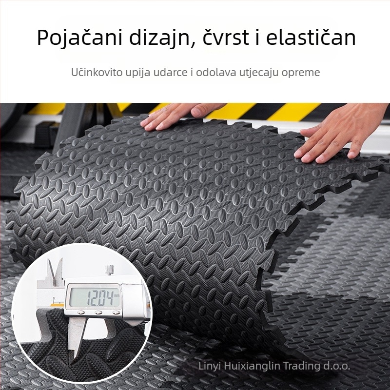 Interlock EVA pjena podna mat, protuklizna, protupotresna, debela, za kućnu teretanu i dvoranu borilačkih vještina