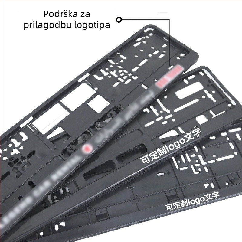 Europski okvir za registarsku pločicu, modeli XC-W041, XC-W040, XC-W123; materijal: PP plastika; marka: Wen Shuai