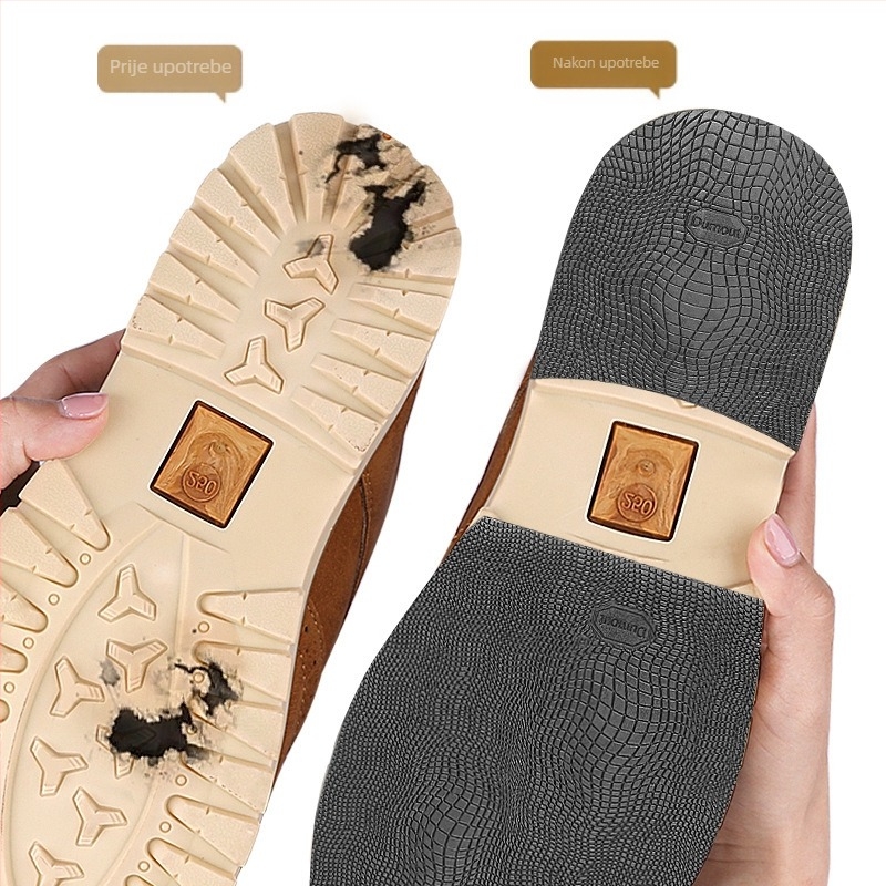 Naljepnica za potplat s uzorkom krokodila, gumeni materijal, pogodna za ljeto, zimu, proljeće i jesen.