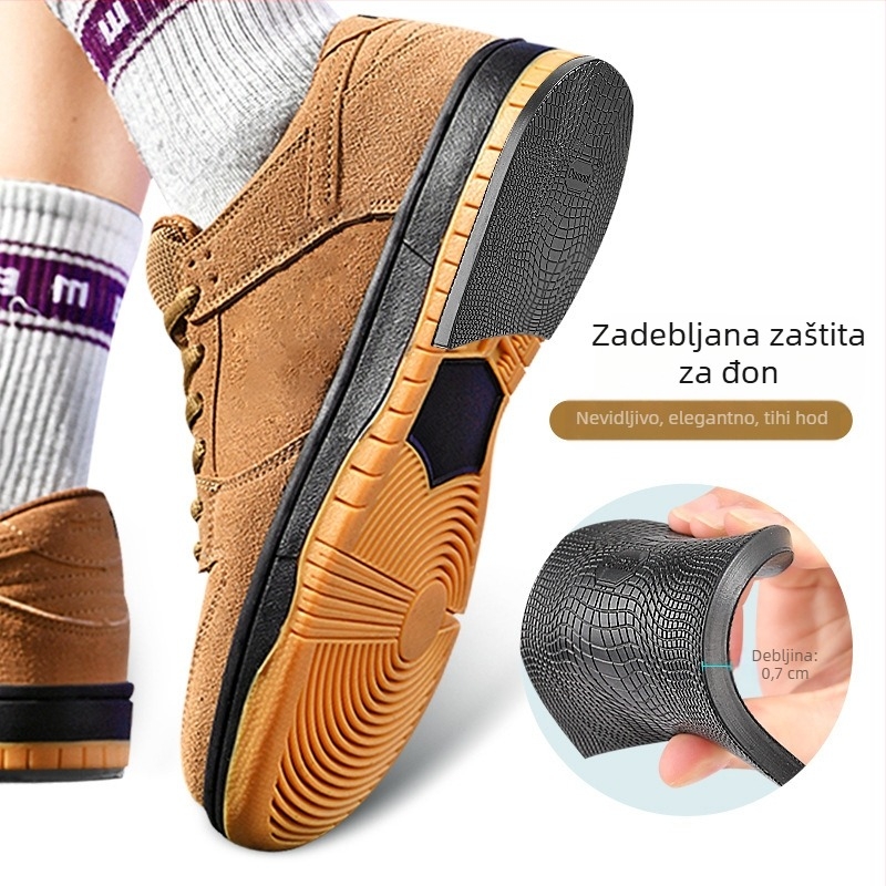 Naljepnica za potplat s uzorkom krokodila, gumeni materijal, pogodna za ljeto, zimu, proljeće i jesen.